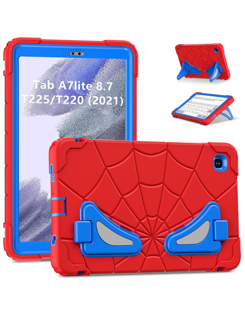 حافظة Samsung Galaxy Tab A7 lite مقاس 8.7 بوصة T225/T220【2021】 للأطفال، غطاء حماية مقاوم للصدمات مع حامل قلم وحزام كتف وحامل للأطفال - Image 1